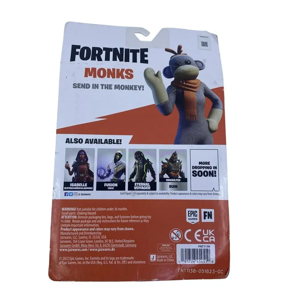 Fortnite Monks Solo Mode 4 Inch Action Figure Epic Games New Sealed